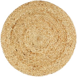 vidaXL Tischsets 4 Stk. Natur 38 cm Rund Jute 133834