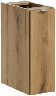 Aufsatzschrank 20 cm, 1 Tür (57x39x20cm), Eichen Küste Erwecken / Weiß matt