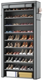 autolock Schuhregal 10 Tier Shoe Rack Organizer,Schuhregal mit Abdeckungen