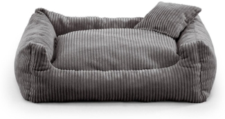 FAVRE Tierbett Soft Stripe Hundebett, Katzenbett, Farb- und Größenwahl, 100&% Polyester