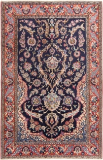 Morgenland Perserteppich - Isfahan - Premium - 170x110 cm - dunkelblau