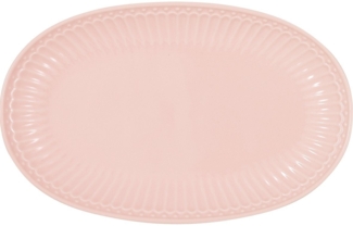 Greengate Servierteller Alice Teller oval pale pink 23 cm, Stoneware, (Sonstiges)