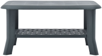 vidaXL Couchtisch Grün 90 x 60 x 46 cm Kunststoff 48794