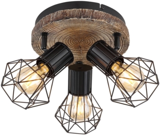 Deckenleuchte Wohnzimmer Deckenlampe Schlafzimmer Deckenstrahler 54017W-3