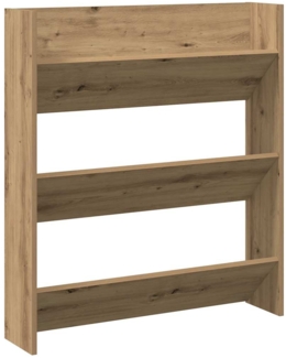 vidaXL Wand-Schuhregal Artisan-Eiche 80x18x90 cm Holzwerkstoff 856545