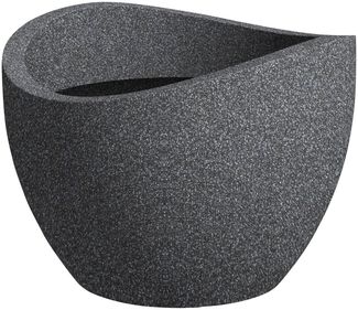 Scheurich Übertopf Wave Globe Serie 250 schwarz granit Ø 30 cm