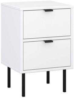 Nachtkonsole Ido Nachtschrank 35x34x54cm weiß