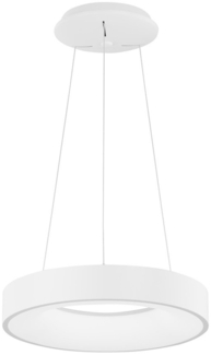Nova Luce 9453430 RANDO THIN LED Pendelleuchte 38cm 3000K Weiss dimmbar