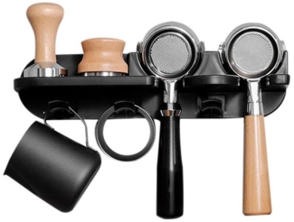 Rhein Beleuchtung Ablageregal 58mm Wandaufbewahrung Rack für Kaffeewerkzeuge, barista zubehör, Multifunktionale Aufbewahrung, hitzebeständig, robust und langlebig