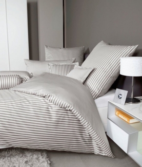 Janine Mako Satin Kissenhülle 1 teilig 80x80 cm Modernclassic 3912-57 vulkan