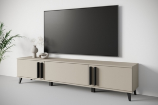 INOSIGN Lowboard Helsinki, TV-Kommode Breite 180cm (1 St), modernes Design, 3 Klapptüren