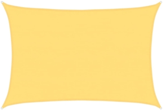 vidaXL Sonnensegel 160 g/m² Beige 5x6 m HDPE 311136