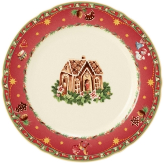 Brotteller rund 17 cm Marieluise Weihnachtsnostalgie Seltmann Weiden Brotteller - MikrowelleBackofen geeignet, Spülmaschinenfest