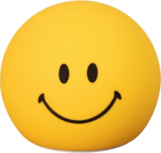 easy! BY FHL LED Tischleuchte GlowMoji, Dimmfunktion, Farbwechsel, USB-Ladefunktion, LED fest integriert, Warmweiß, lange Leuchtdauer