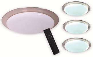 NÄVE LED-Deckenleuchte Triest 1278461, 230V~, 35 W, 3000 lm, 2700K…6500K, inkl. Fernbedienung