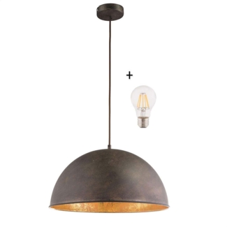 Hängeleuchte Esszimmer LED Pendelleuchte Wohnzimmer Hängelampe Rost Optik HL4446