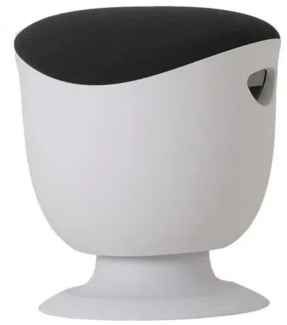 Tulip Balance Stuhl weiß - mit verstellbarer Sitzhöhe 460-580 mm