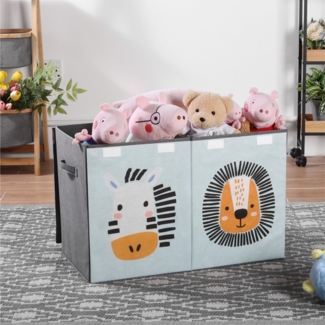 Navaris Aufbewahrungsbox Kinder Aufbewahrungsbox groß - Spielzeug Aufbewahrung - Box grün (1 St)