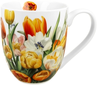 DUO Flowers Classic XXL Becher 1000 ml TULIPS New Bone China Porzellan