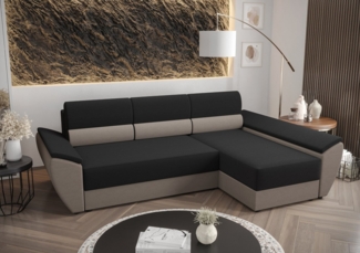 ALTDECOR Ecksofa REB-L3, Couch mit Schlaffunktion, Wohnzimmer - Wohnlandschaft