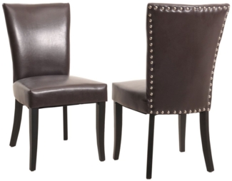 MCW Esszimmerstuhl Edinburgh-2 (Set, 2 St), 2er-Set, Abgerundete Kanten, Rutschfest durch Kunststoffuntersatz