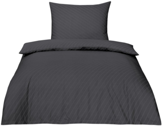 Betz Bettwäsche Elegant Garnitur Set mit Reißverschluss, Baumwolle, 2 teilig, 100% Baumwolle