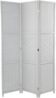 Raumteiler Bambu 3-tlg. Bambus Holz grau