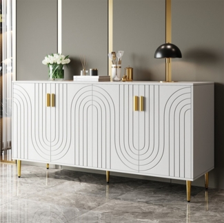 autolock Sideboard Sideboard, einzigartigem Wellendesign