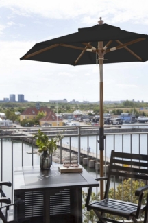 Cinas Sonnenschirm Mood/Ellen, Tilt-Funktion, pflegeleicht, Skandinavisches Design