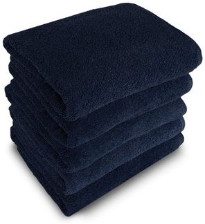 MatratzenL.A.B® Handtuch Set Rimini 500 g/m² Blauer Schwan®, 100% Baumwolle (Set, 5-St), Frottee, mit Aufhänger, 23 Farben, einzeln verpackt