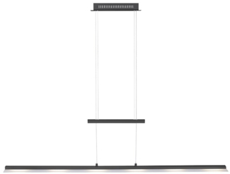 LED Hängeleuchte, Sensordimmer, höhenverstellbar, H 150 cm