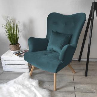 Sessel Hosul, Farbe: Magic Velvet 2222