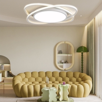 ibettertec Deckenleuchten LED Deckenlampe Ø53cm,Dimmbar mit Fernbedienung LED fest integriert, 62W 3000-6500k, weiß, Modern Runde Wohnzimmer Schlafzimmer Arbeitszimmer Esszimmer Dekoration Lampen