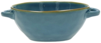 Suppenschüssel mit Henkel 15 cm Concerto Blu Avio