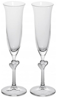 Stölzle Lausitz L'AMOUR Champagnerkelch weiß 2er Set - A