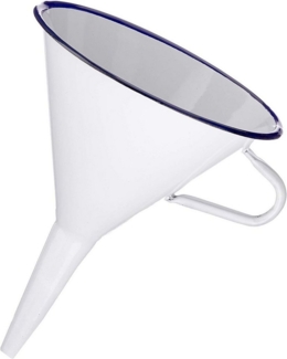 Trichter HUSUM aus Emaille, 13 cm / Einfülltrichter / Einmachtrichter / Marmeladen-Trichter / Karl Krüger