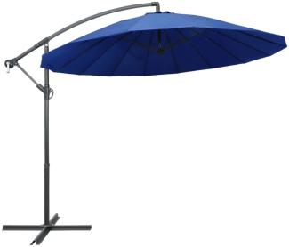 vidaXL Ampelschirm Blau 3 m Aluminium-Mast 47227