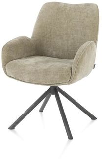 2er Set RILEY Armlehnstuhl grün