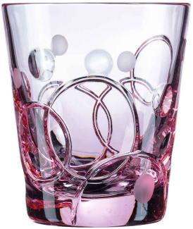 Becher Kristall Circle rosalin (8,5 cm)