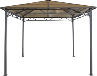 Tepro Pavillon Jackson 276x276 cm anthrazit Gartenzelt Gartenpavillon