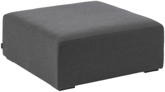 ROYAL Lounge Hocker, Bezug Sunbrella in Anthrazit, Aluminiumgestell, Quick-dry