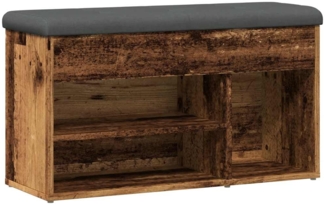 vidaXL Schuhbank Altholz-Optik 82x32x45,5 cm Holzwerkstoff 857627