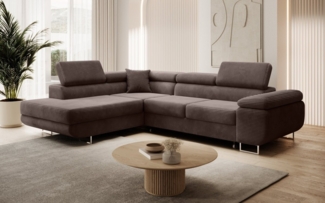 Luxusbetten24 Schlafsofa Designer Sofa Aston, mit Schlaf- und Klappfunktion