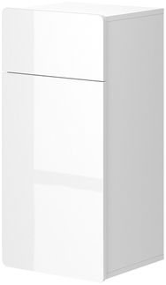 Midischrank Izan Weiß 36.6 x 76.6 cm mit Schublade und Tür Vicco