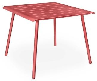 Vapio Outdoortisch Aluminium 90x90x74 cm Koralle