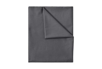 GREEN MARK Textilien Betttuch gewebtes Leintuch Betttuch, 100% Baumwolle, Gummizug: ohne, (1 Stück), weich und pflegeleicht, viele Variationen, 150x250 cm, Anthrazit grau