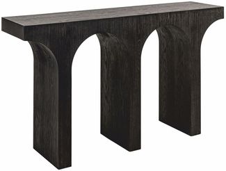 Casa Padrino Luxus Konsole Dunkelbraun 140x35 x H. 80,5 cm - Luxus Möbel