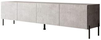 Lookway Lowboard COLGANTE BETON 200 cm RTV-Schrank mit Füße