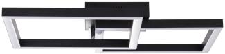 Brilliant Leuchten No. G97175-06 LED Deckenleuchte Kjorn 2flg schwarz 3000K