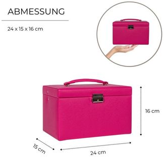 Friedrich23 Schmuckkasten Jolie 2.0 Kreuznarben-Optik